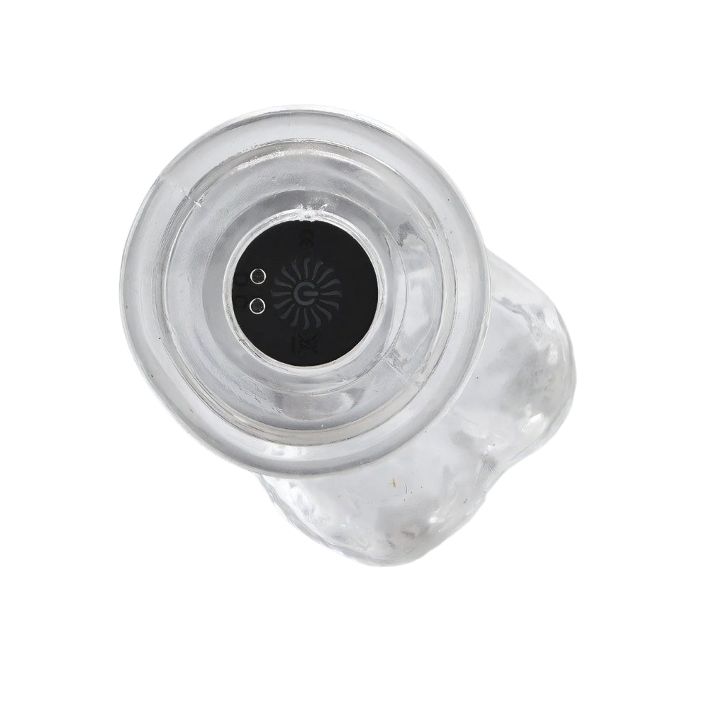 Loving Joy 9.5 Inch Remote Controlled Transparent Realistic Dildo With Suction Cup Base – Vibrating Dildo DONGS Vibrating