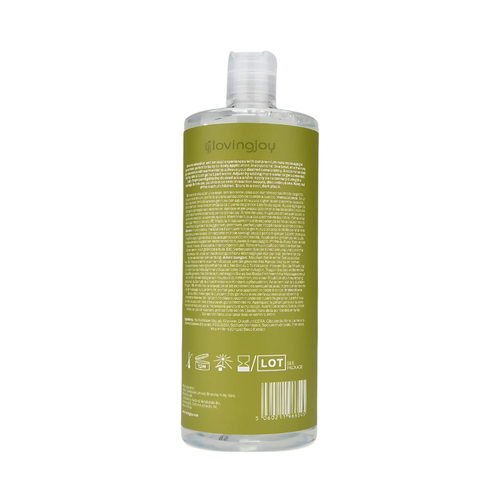Loving Joy Nuru Massage Gel 1L – Luxurious Hydrating Water-Based Massage Gel > Essentials > Massage Oil