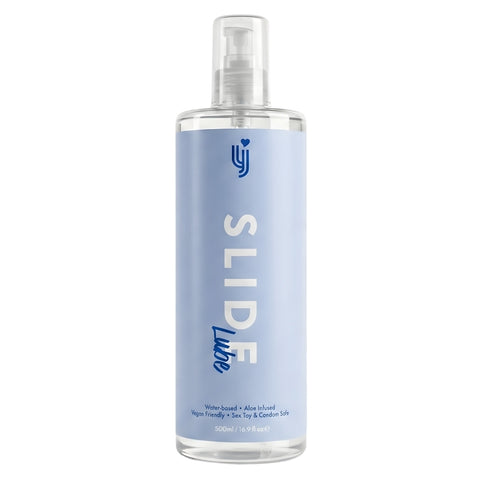 Loving Joy Slide Water-Based Lubricant (500ml) – Aloe Infused Vegan Friendly Intimate Lubricant Default Title > Lube > Water Based