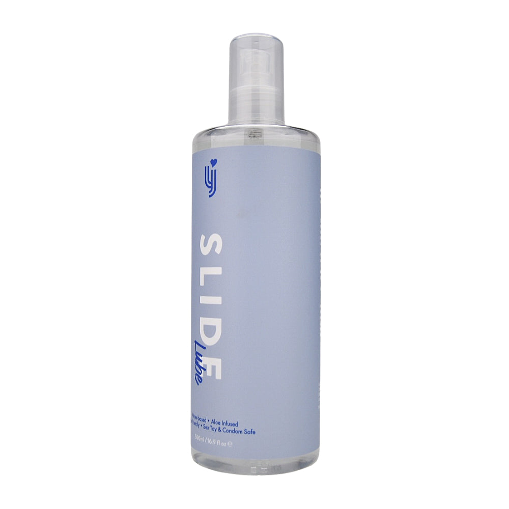 Loving Joy Slide Water-Based Lubricant (500ml) – Aloe Infused Vegan Friendly Intimate Lubricant Water Based Lube