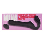 Mina Surge (Waterproof) Remote-Controlled Thrusting and Vibrating Strapless Strap-On - Silicone - 9.37 Inches > Dildos > Strapless Strap Ons