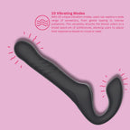 Mina Surge (Waterproof) Remote-Controlled Thrusting and Vibrating Strapless Strap-On - Silicone - 9.37 Inches > Dildos > Strapless Strap Ons