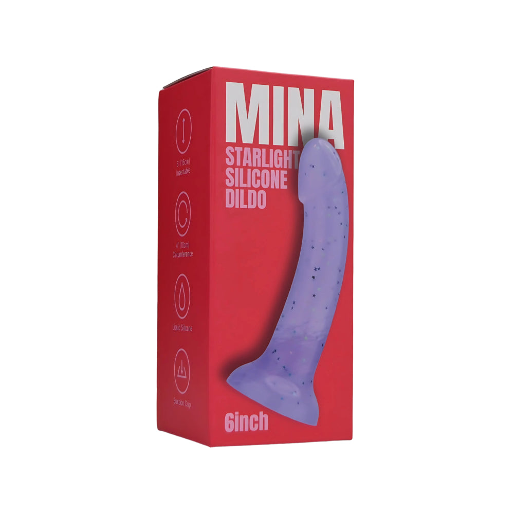 Mina Starlight Silicone Dildo 7 Inches Length 4.5 Inches Diameter – Silicone Dildo Dongs Neutral