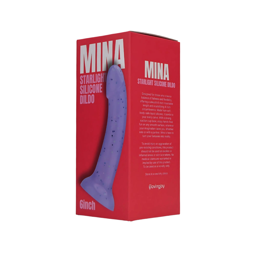 Mina Starlight Silicone Dildo 7 Inches Length 4.5 Inches Diameter – Silicone Dildo Dongs Neutral