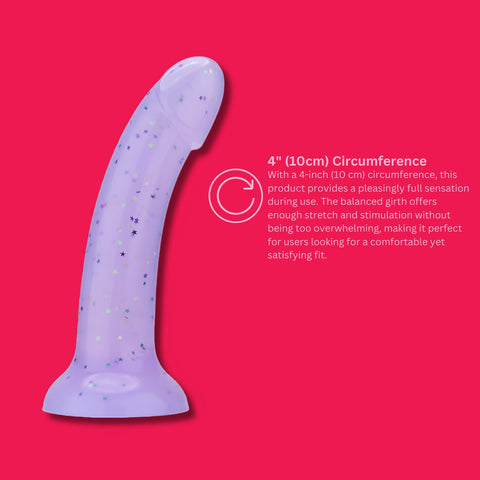 Mina Starlight Silicone Dildo 7 Inches Length 4.5 Inches Diameter – Silicone Dildo Dongs Neutral