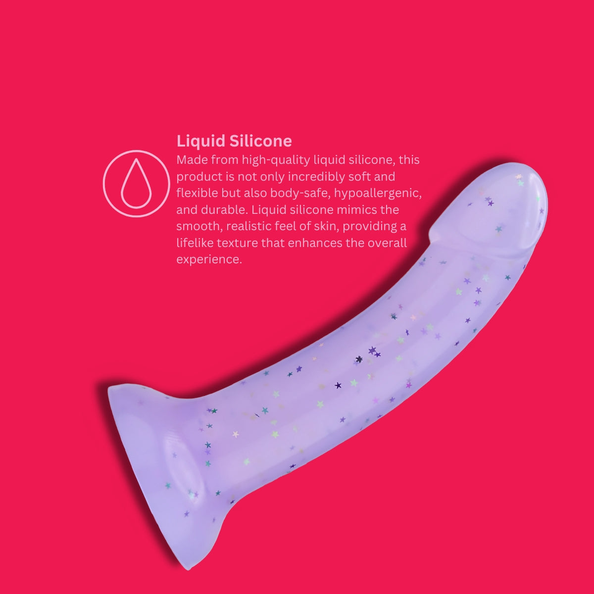 Mina Starlight Silicone Dildo 7 Inches Length 4.5 Inches Diameter – Silicone Dildo > Dildos > Neutral Dildos