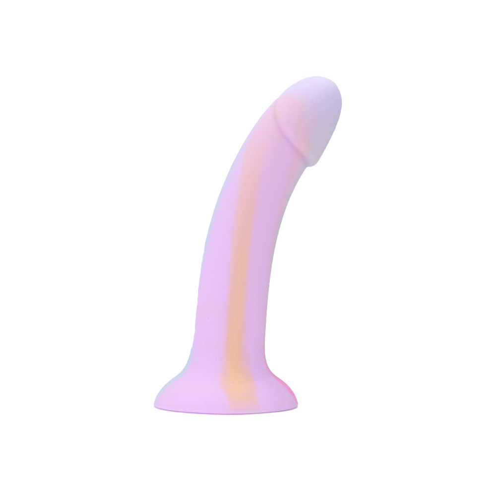 Mina Taro Silicone Dildo (Glow in the Dark) – Liquid Silicone 7 Inch Dildo 4.5 Inch Diameter Default Title > Dildos > Neutral Dildos Main image