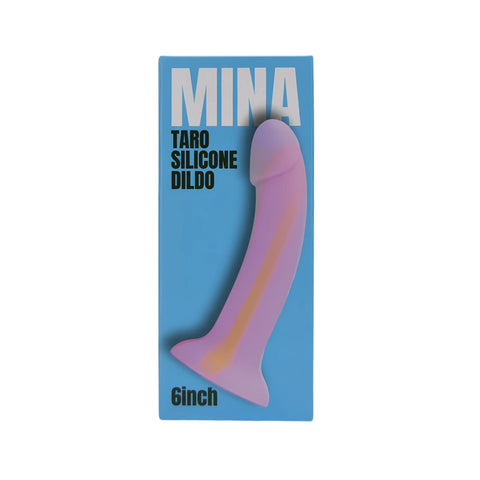 Mina Taro Silicone Dildo (Glow in the Dark) – Liquid Silicone 7 Inch Dildo 4.5 Inch Diameter Dongs Neutral