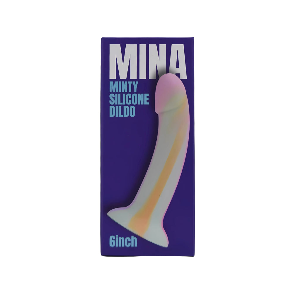 Mina Minty (Glow in the Dark) Silicone Dildo 7 Inches Length 4.5 Inches Diameter Dongs Neutral