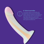 Mina Minty – 7 Inch Silicone Dildo with Suction Cup Base > Dildos > Realistic Dildos