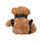 Bound to Please Bondage Bear – Plush Bear with Faux Leather Bondage Gear Accessory Plush Toy > Novelties > Gag Gifts