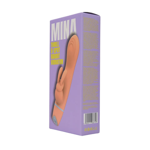 Mina Thrill (Silicone) – Waterproof USB Rechargeable Beginner-Friendly G-Spot Rabbit Vibrator 4 Inch Insertable Length VIBRATORS-RABBIT