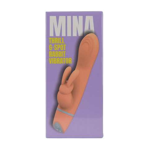Mina Thrill (Silicone) – Waterproof USB Rechargeable Beginner-Friendly G-Spot Rabbit Vibrator 4 Inch Insertable Length VIBRATORS-RABBIT