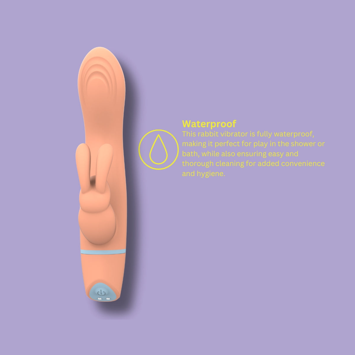 Mina Thrill (Silicone) – Waterproof USB Rechargeable Beginner-Friendly G-Spot Rabbit Vibrator 4 Inch Insertable Length VIBRATORS-RABBIT
