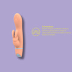 Mina Thrill (Silicone) – Waterproof USB Rechargeable Beginner-Friendly G-Spot Rabbit Vibrator 4 Inch Insertable Length > Vibrators > Ladies > Rabbit