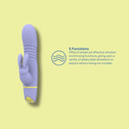 Mina Tide – Waterproof 4.5 Inch Thrusting Rabbit Vibrator > Vibrators > Ladies > Rabbit