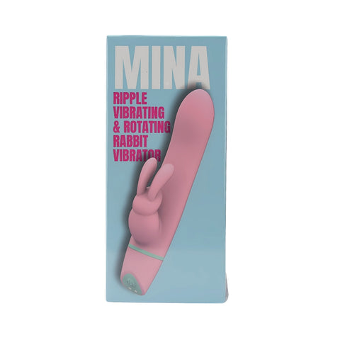 Mina Ripple (Waterproof) – Vibrating and Rotating Rabbit Vibrator 4.25 Inches Insertable Length VIBRATORS-RABBIT