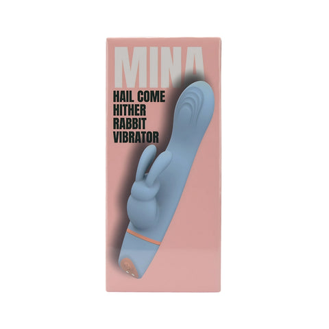 Mina Hail Come Hither (Waterproof) Rabbit Vibrator – USB Rechargeable Silicone Rabbit Vibrator 4.25 Inch VIBRATORS-RABBIT