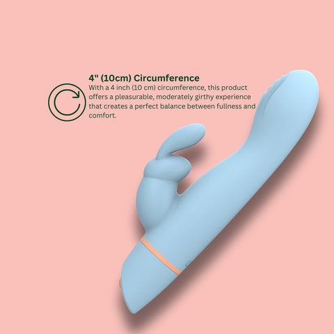 Mina Hail Come Hither (Waterproof) Rabbit Vibrator – USB Rechargeable Silicone Rabbit Vibrator 4.25 Inch VIBRATORS-RABBIT