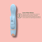 Mina Hail Come Hither 4.25 Inch Waterproof USB Rechargeable Rabbit Vibrator > Vibrators > Ladies > Rabbit
