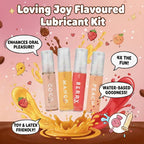 Loving Joy Flavoured Water-Based Lubricant Set, 4 Pack > Lube > Flavoured