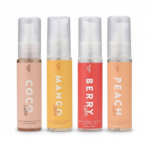 Loving Joy Flavored Lubricant Set (4 Pack) – Water-Based Flavored Lubricant Kit Default Title Flavoured Lube