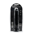 Loving Joy Suction Cup Dildo (Black) 9.5 Inch Insertable Length, 2 Inch Diameter > Dildos > Large Dildos