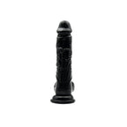 Loving Joy 6.5 Inch Dildo with Balls (Black) – Realistic 6.5 Inch Length 1.25 Inch Diameter Dildo > Dildos > Realistic Dildos