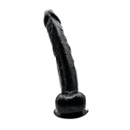 Loving Joy 11 Inch Dildo with Balls (Black) – Realistic 11 Inch Dildo with Suction Cup Base > Dildos > Large Dildos