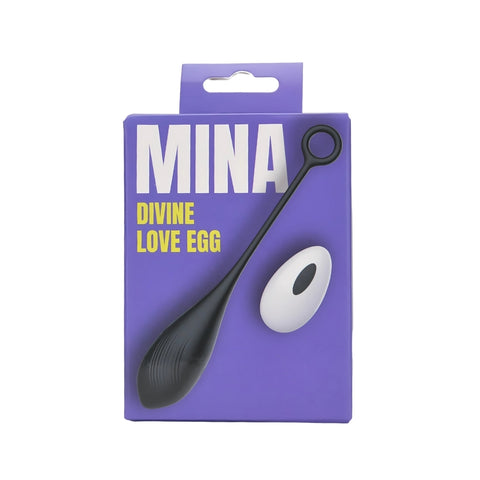 Mina Divine Love Egg – Waterproof USB Rechargeable Remote-Controlled Vibrator 7 Inches Length 4 Inches Diameter EGGS