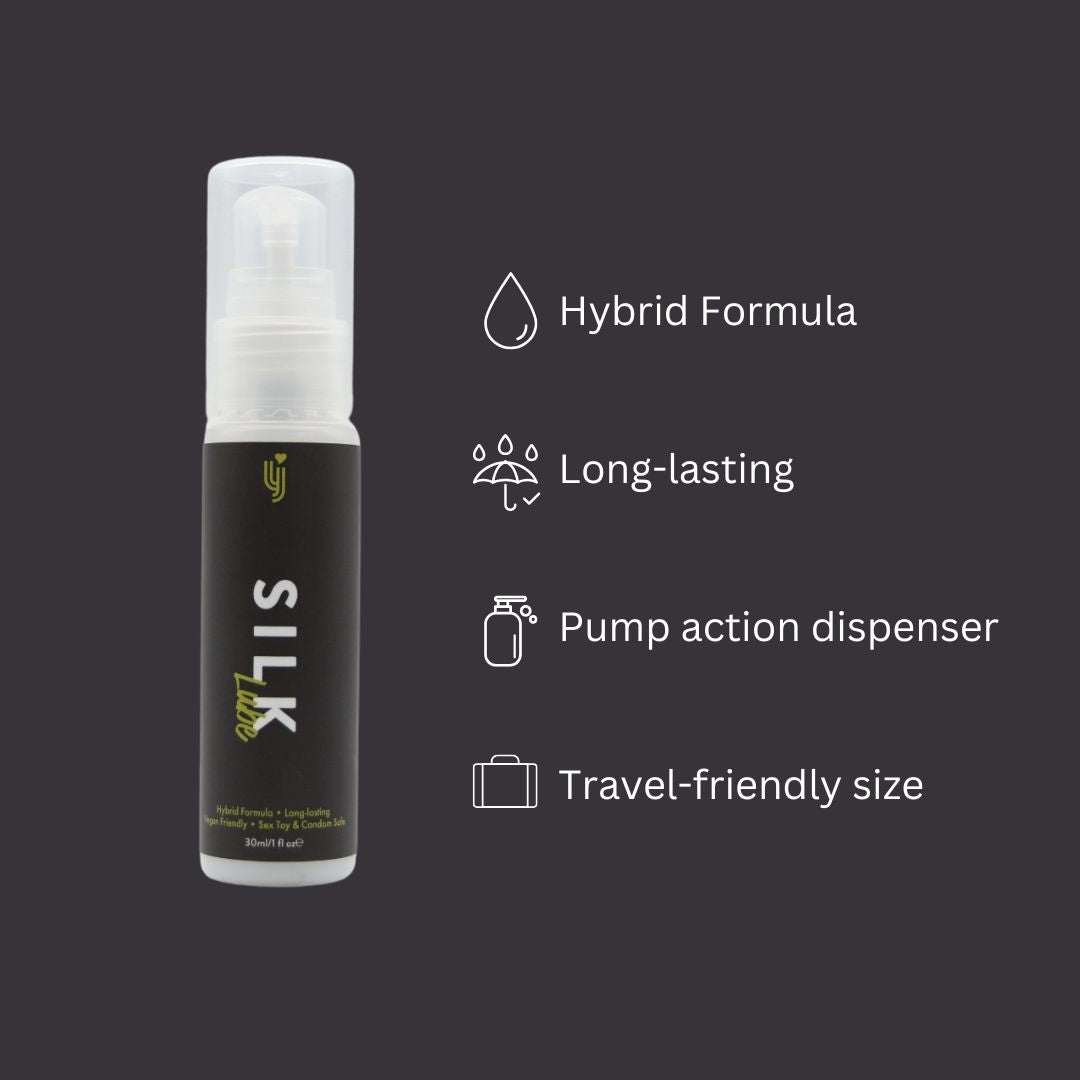 Loving Joy Silk Hybrid Lubricant (30ml) – Long-Lasting Vegan Lubricant > Lube > Hybrid
