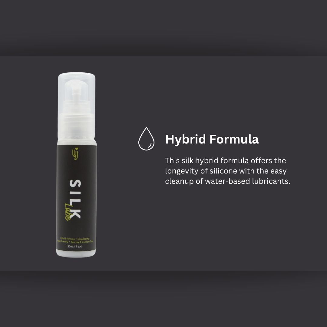 Loving Joy Silk Hybrid Lubricant (30ml) – Long-Lasting Vegan Lubricant > Lube > Hybrid