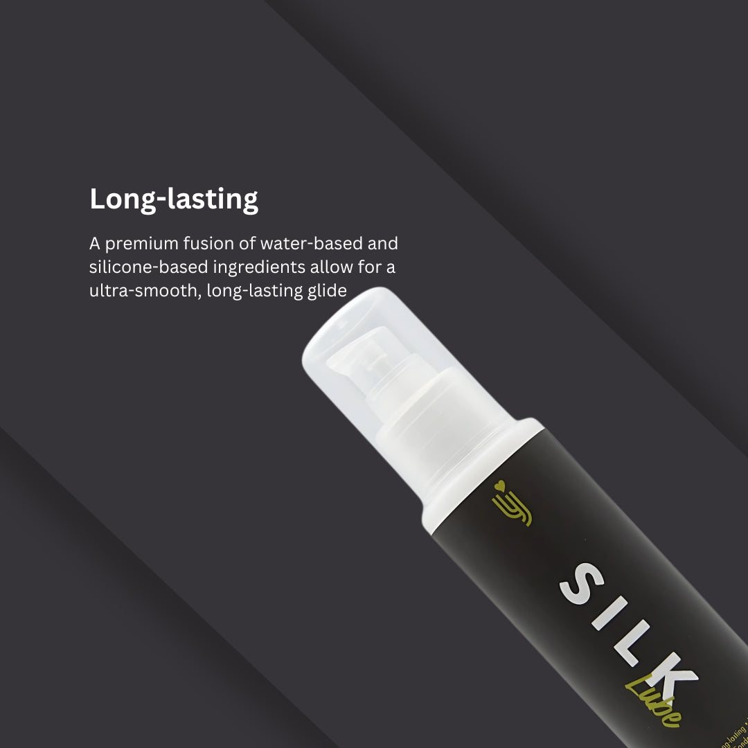 Loving Joy Silk Hybrid Lubricant 100ml – Long-Lasting Vegan Lubricant > Lube > Hybrid