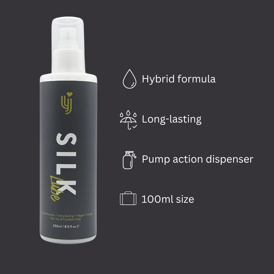 Loving Joy Silk Hybrid Lubricant 250ml – Long-Lasting Vegan Lubricant > Lube > Hybrid
