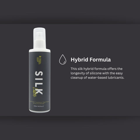 Loving Joy Silk Hybrid Lubricant 250ml – Long-Lasting Vegan Lubricant > Lube > Hybrid
