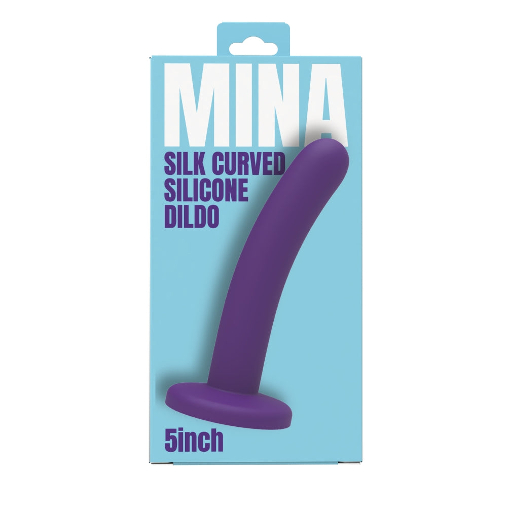 Mina Silk Curved Liquid Silicone Dildo – 5 Inch Suction Base > Dildos > Neutral Dildos