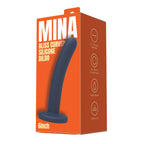 Mina Bliss Curved - Silicone Dildo With Suction Base 6 Inch > Dildos > Neutral Dildos