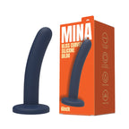 Mina Bliss Curved - Silicone Dildo With Suction Base 6 Inch > Dildos > Neutral Dildos