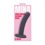 Mina Pure – 6.5 Inch Curved Silicone With Suction Cup Dildo > Dildos > Neutral Dildos