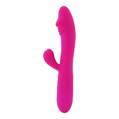 Mina Lover Rabbit Vibrator – Waterproof USB Rechargeable Silicone Vibrator 3.5 Inch Insertable Length 1.25 Inch Diameter Default Title VIBRATORS-RABBIT