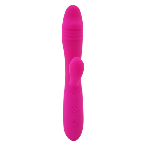 Mina Lover Rabbit Vibrator – Waterproof USB Rechargeable Silicone Vibrator 3.5 Inch Insertable Length 1.25 Inch Diameter VIBRATORS-RABBIT