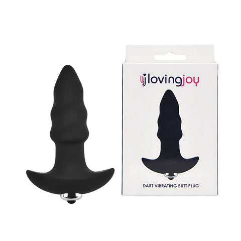 Loving Joy Dart (Black) – 7 Function Vibrating Butt Plug Butt Plugs - Vibrating