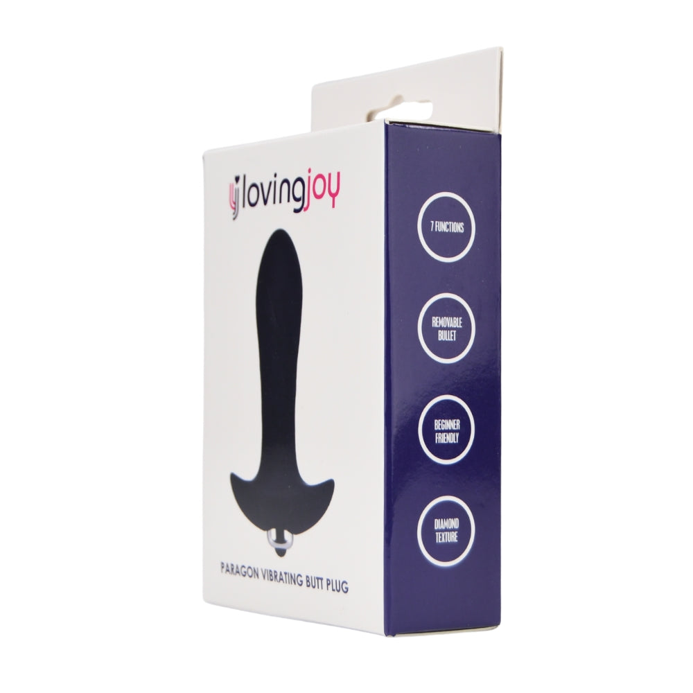 Loving Joy Paragon (Black) – Vibrating Butt Plug with 7 Functions > Anal Range > Vibrating Butt Plugs