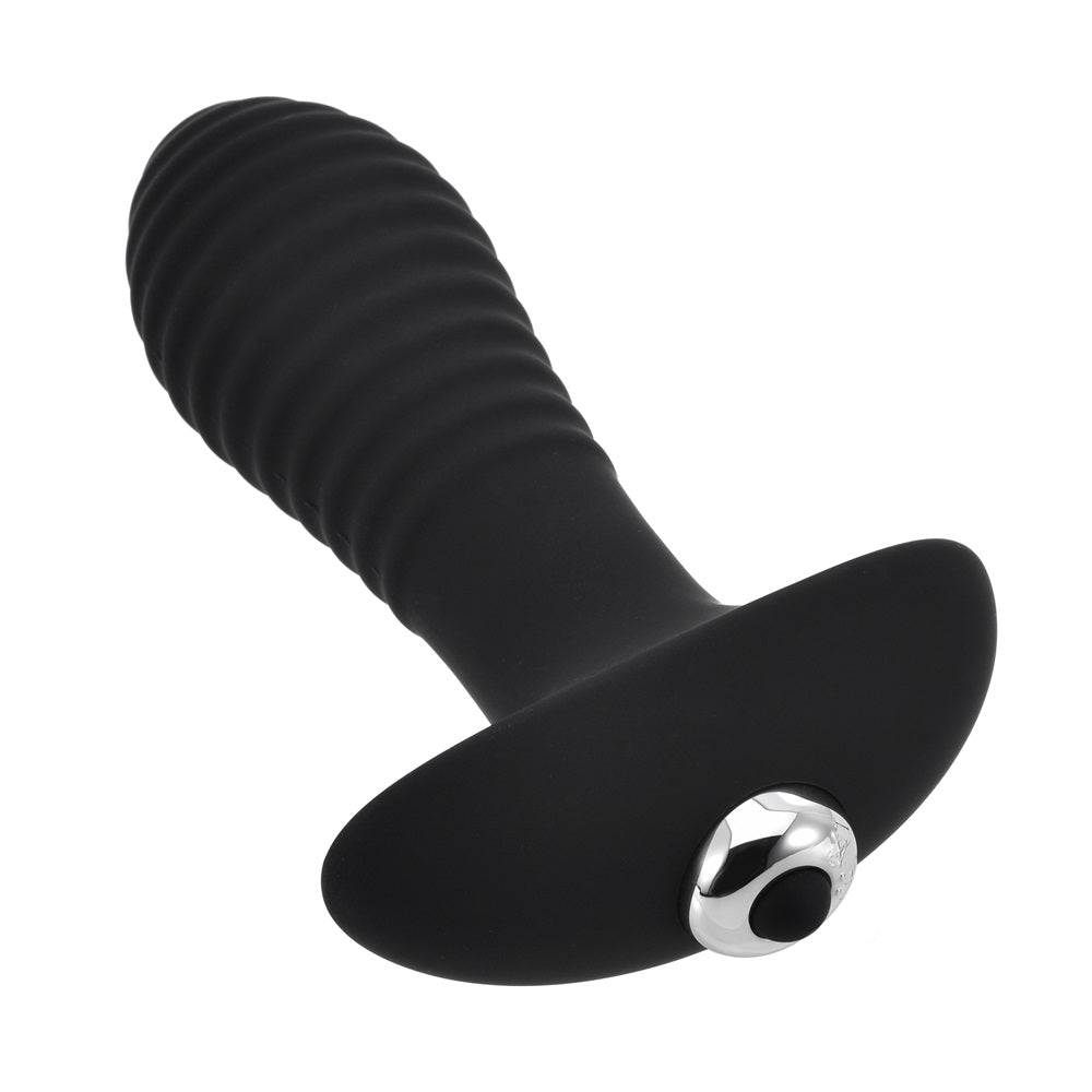 Loving Joy Swirl (Black) – 7 Function Vibrating Butt Plug Butt Plugs - Vibrating