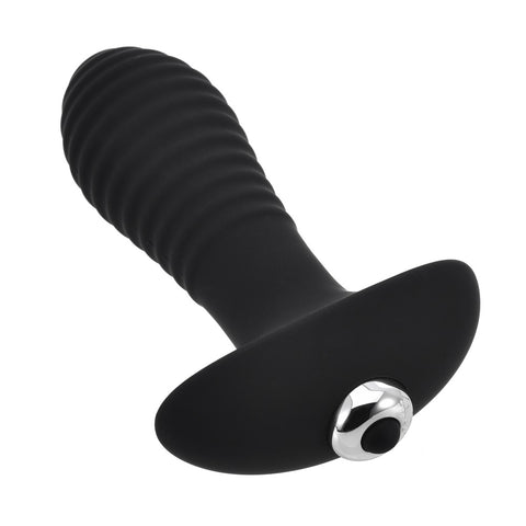 Loving Joy Swirl (Black) – 7 Function Vibrating Butt Plug Butt Plugs - Vibrating
