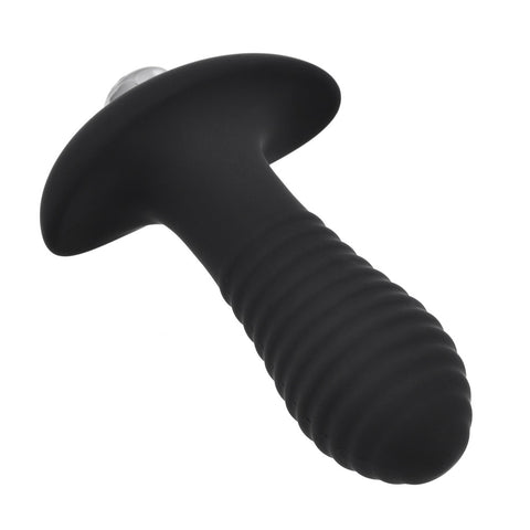 Loving Joy Swirl (Black) – 7 Function Vibrating Butt Plug Butt Plugs - Vibrating
