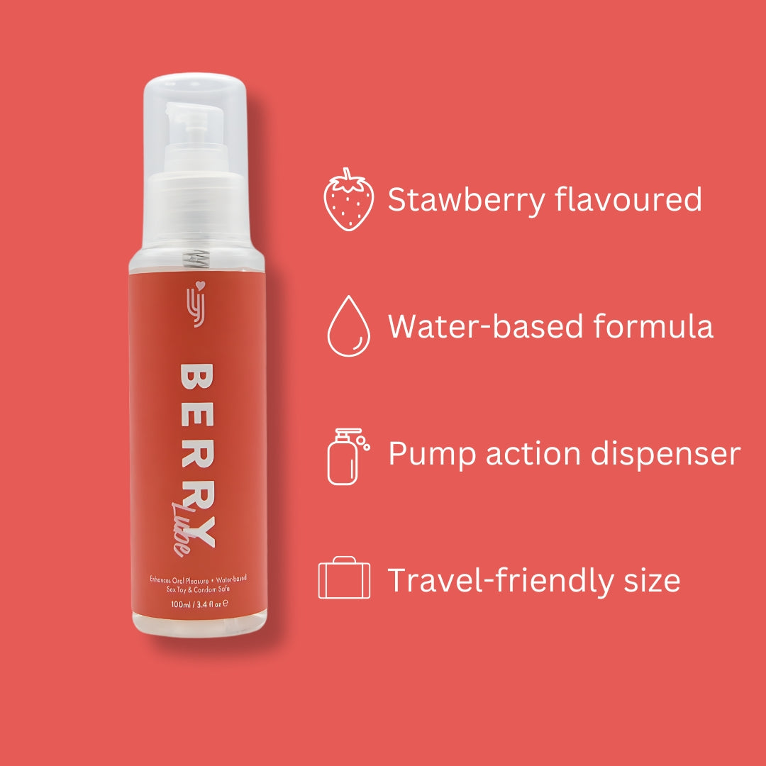 Loving Joy Strawberry Flavored Lubricant 100ml – Water-Based Lubricant > Lube > Flavoured