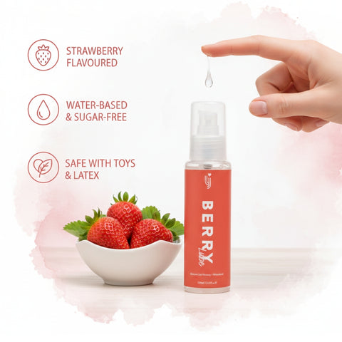 Loving Joy Strawberry Flavored Lubricant 100ml – Water-Based Lubricant Flavoured Lube