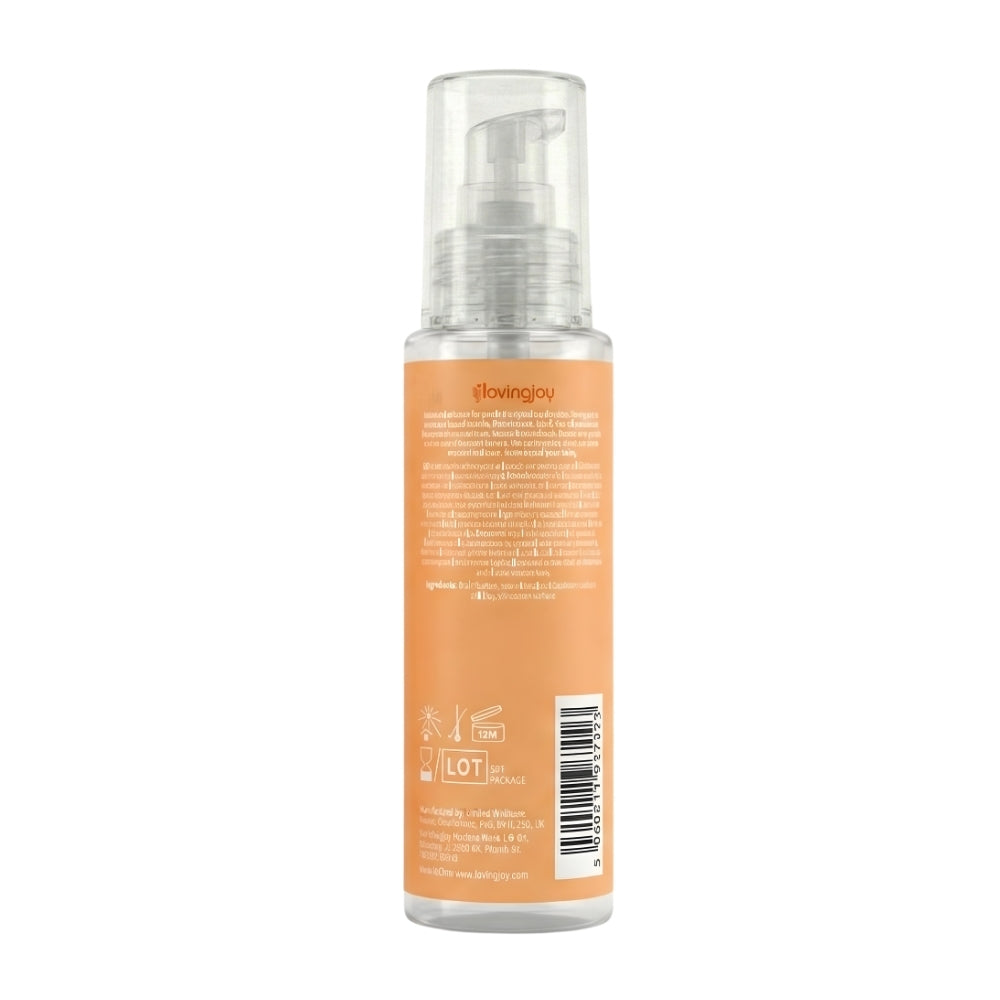 Loving Joy Peach Flavoured Water-Based Lubricant 100ml – Sugar-Free Toy Safe Lubricant > Lube > Flavoured