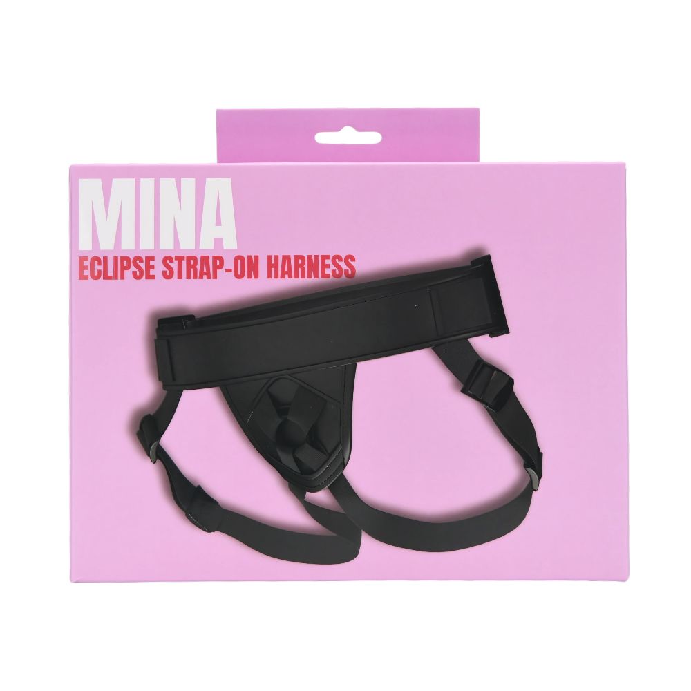 Mina Eclipse (Dark Black) – Adjustable Strap-On Harness Harnesses & Strap-Ons